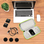 Buy now YOUSHARES Wireless Go 2 Hard Carring Case - Professional Flocking Mic Case Compatible with Rode Wireless GO II Dual Channel Compact Digital Wireless Microphone System (black) at indiglob india