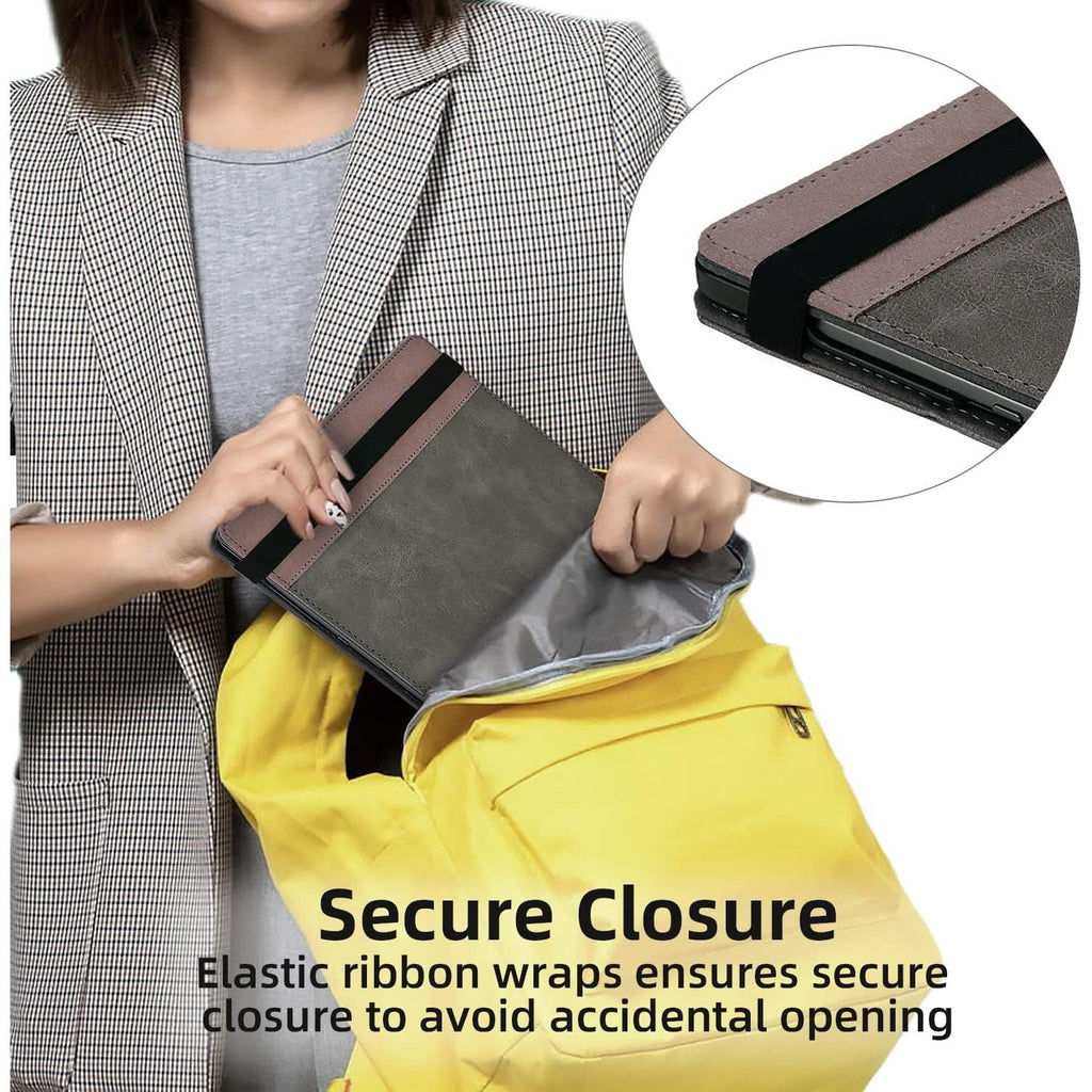 Buy now WALNEW Flip Case for 10.2-inch Kindle Scribe 2024/2022 Released, Two Hand Straps and Vertical Multi-Viewing Stand Cover with Auto Wake/Sleep for 10.2” Amazon Kindle Scribe E-Reader(Gray) at indiglob india