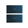 DFM Tool Works Rectangle Card Scraper - Precision Cabinet Multi-use Scraper for Woodworking, Wood Fine Finishers, Glue Scraper, Quality Handcrafted Card Shaping Tool - Made in USA, 2 Quantity - Blue