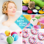 Limino 12 Color Bath Bomb Soap Dye - Skin Safe, Food Grade Coloring for Soap Making Supplies, DIY Bath Bomb Supplies Kit, Slime, Crafts - with Instructions