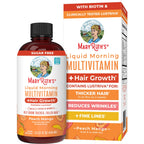 MARYRUTH'S Liquid Multivitamin + Hair Growth, Clinically Thicker Hair, 15oz | Clinically Tested in Women for Thicker Hair & Facial Wrinkles, Biotin 10000mcg, Lustriva Hair Growth Supplements, Skin Care