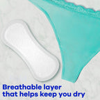 Always Panty Liners for Women Premium Cotton Liners 200 Count