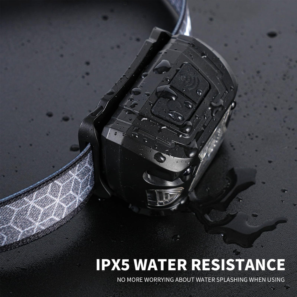 Outdoor Headlamp, USB Rechargeable, 12 Hour Continuous Lighting