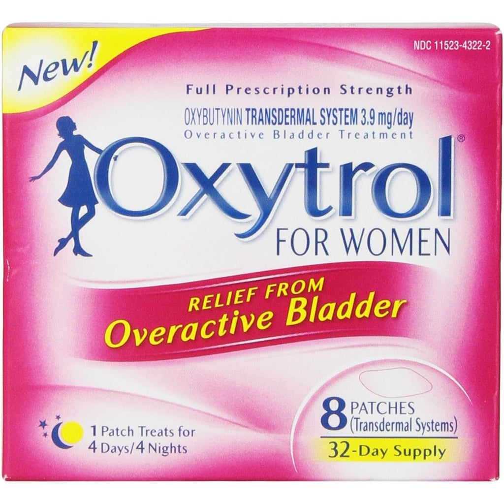 Buy now Oxytrol for Women Overactive Bladder Transdermal Patch, 8 Count 8 Count (Pack of 1) at indiglob india