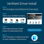 Buy now Kensington VeriMark Gen1 USB-A Fingerprint Key Reader - Windows Hello, Anti-Spoofing (K67977WW) at indiglob india