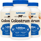 Nutricost Colostrum 500mg, 120 Caps (2 Bottles)