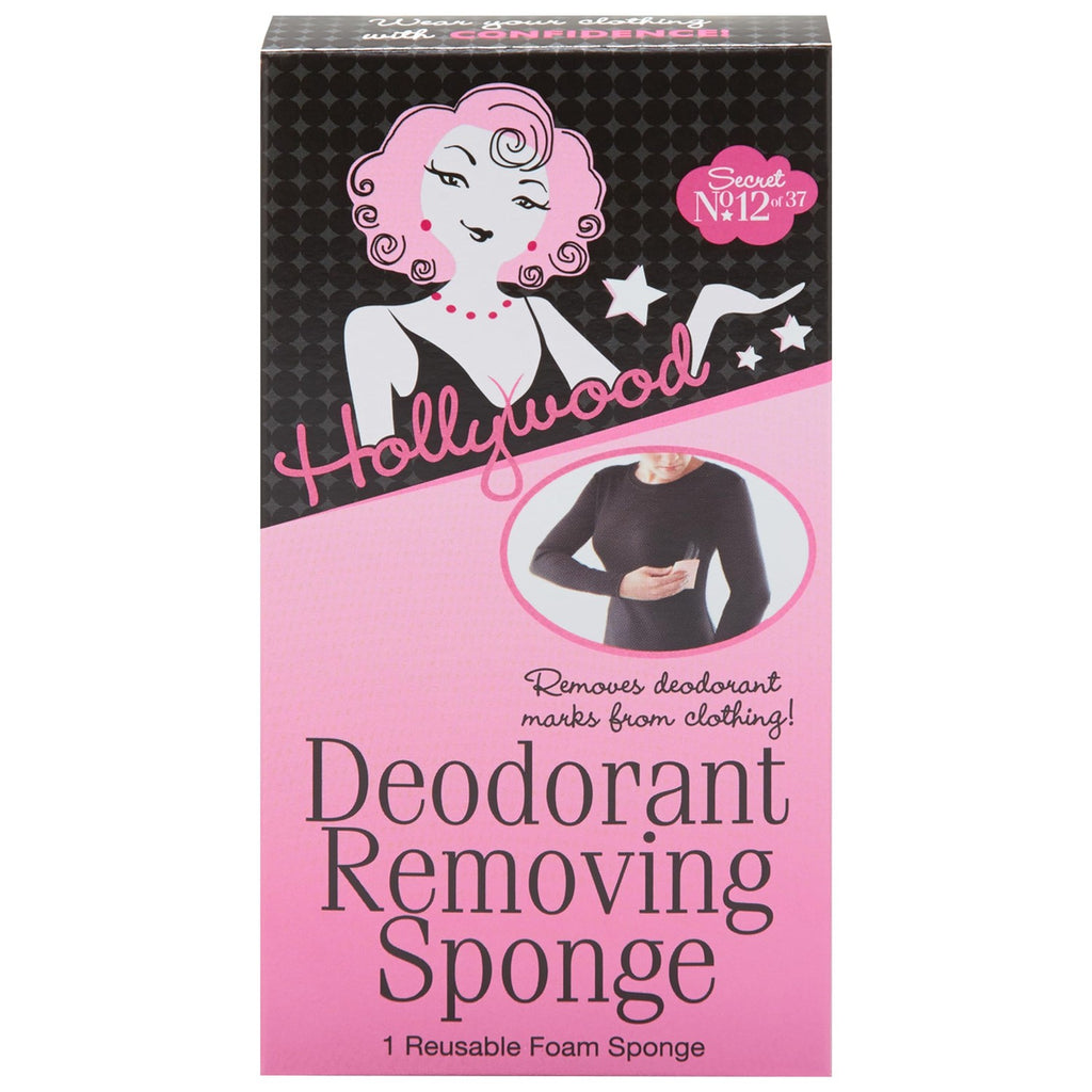 Hollywood Fashion Secrets Reusable Deodorant Removing Sponge, Stain Eraser