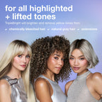 K18 TripleBright Oxidation Defense Purple Shampoo - Non-Staining Blonde Shampoo Removes + Helps Prevent Brass for Brighter, Longer-Lasting Blonde - For All Highlighted + Lifted Hair Tones (4.2 Fl oz)