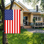Garden Flag Stand Premium Garden Flag Pole Holder for All Seasons Yard Flags Metal Powder-Coated Weather-Proof Paint with 2 Stoppers and 1 Anti-Wind Clips