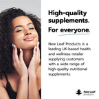 Pure Marine Collagen Supplements for Women & Men - with Hyaluronic Acid, Vitamin C & Biotin - Collagen Peptides Hydrolyzed Collagen for Hair Skin & Nails - 60 Capsules by New Leaf UK Made