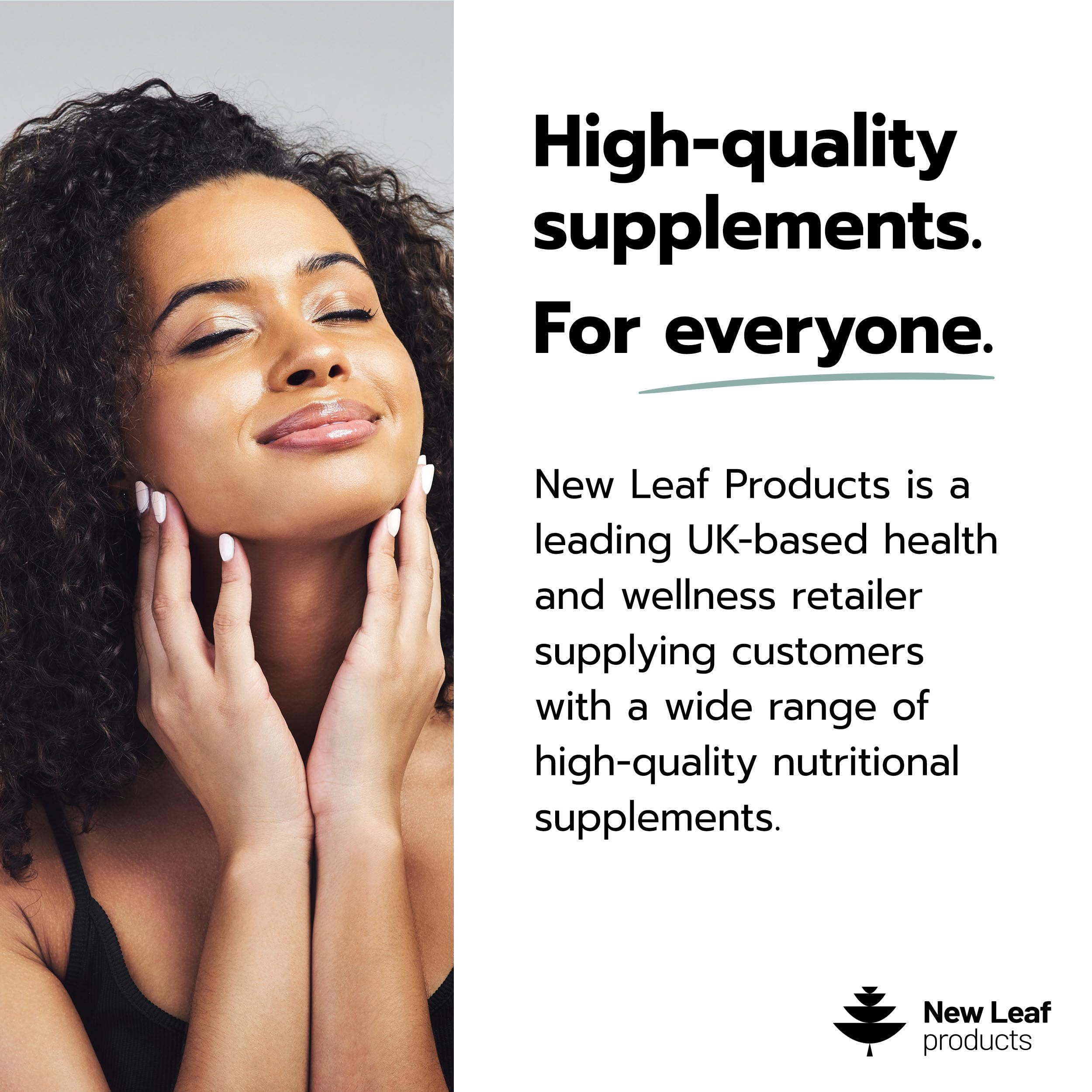 Pure Marine Collagen Supplements for Women & Men - with Hyaluronic Acid, Vitamin C & Biotin - Collagen Peptides Hydrolyzed Collagen for Hair Skin & Nails - 60 Capsules by New Leaf UK Made
