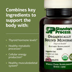 Standard Process Organically Bound Minerals, Natural Iodine, 180 Tablets