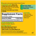 Nature Made Vitamin D3 1000 IU (25 mcg), 300 Vitamin D Softgels | Vitamin D Supplement for Immune, Bone, Teeth and Muscle Health Support, 300 Day Supply