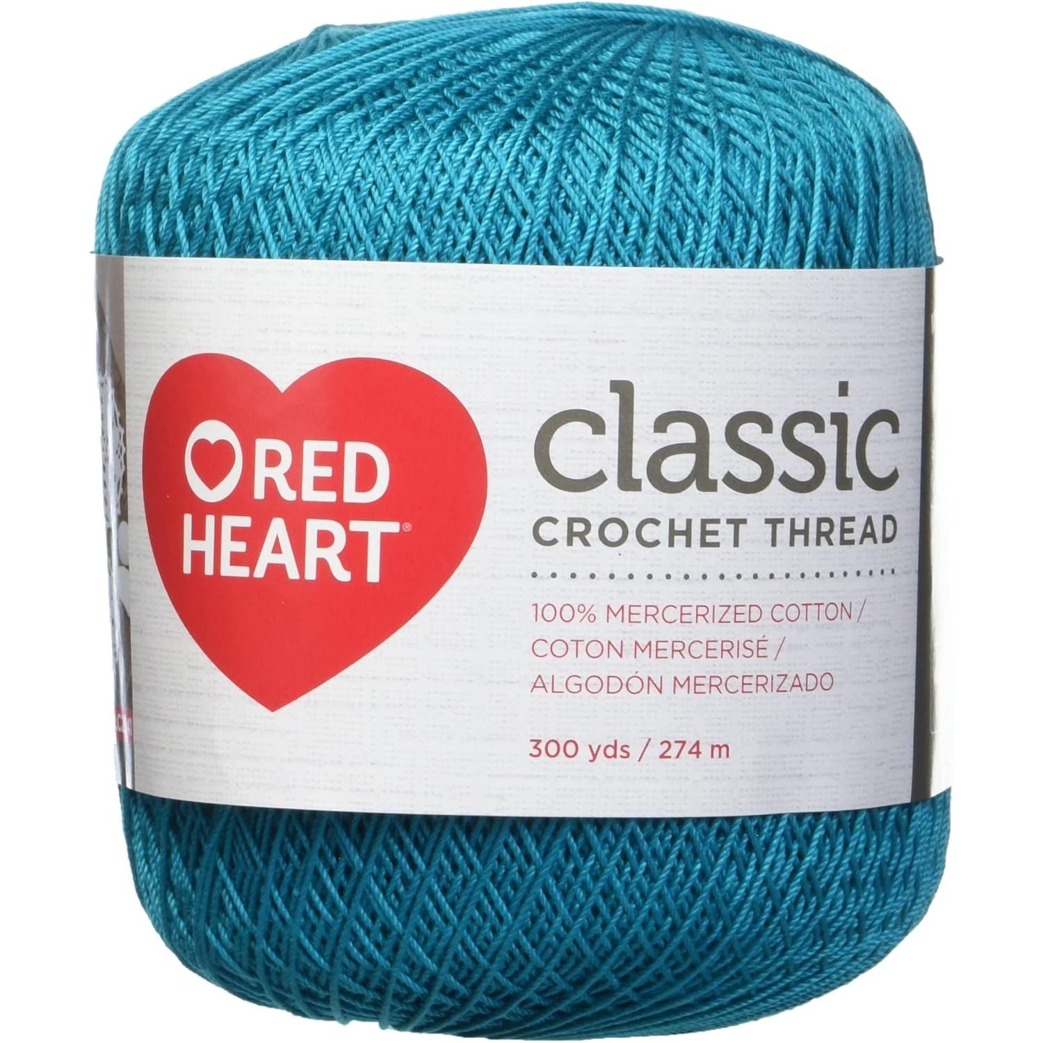 Buy now Red Heart Crochet Thread Yarn, 300 Yards, Victory Red, 1 Count (Pack of 1) 300 Yards Peacock Size 10 at indiglob india