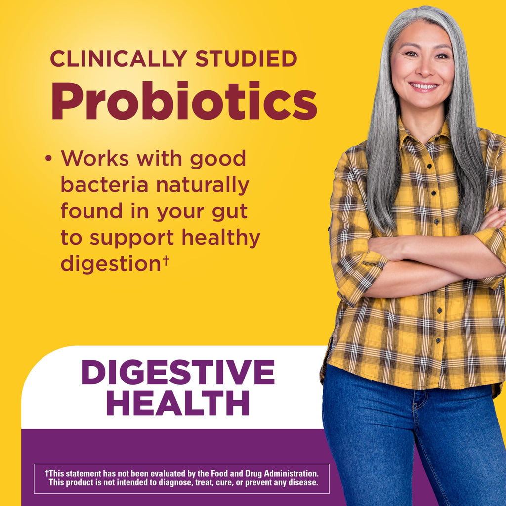 Nature Made Probiotics for Women and Men, 42 Probiotic Gummies | Probiotics with 8 Billion CFU Per 2 Probiotic Gummies, Support Healthy Digestion, Raspberry & Cherry Flavors, 21 Day Supply