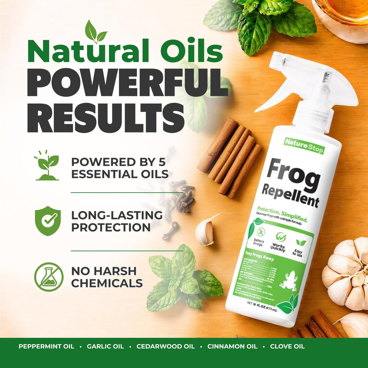NatureStop Frog Repellent Spray (16oz)