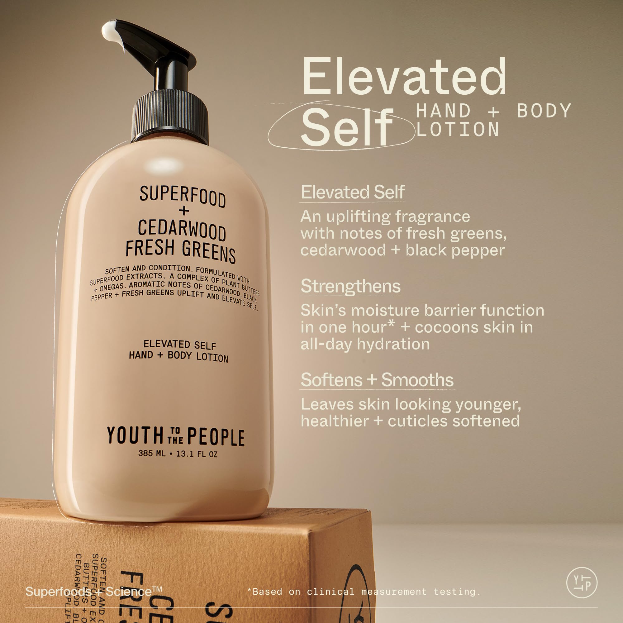 Buy now Youth To The People Superfood Hand + Body Lotion (13.1 fl oz), Omega-Rich Plant Butters + Antioxidants Moisturizer, Soothes Dry + Dull Skin, Non-Greasy, Aromatic Fragrance, Vegan at indiglob india