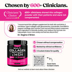 Multi Collagen Powder Type I II III V X, Hydrolyzed Collagen Peptides | With MSM, Glucosamine Chondroitin, Hyaluronic Acid & Vitamin C to Support Skin, Hair, Nails & Joint Health, Unflavored