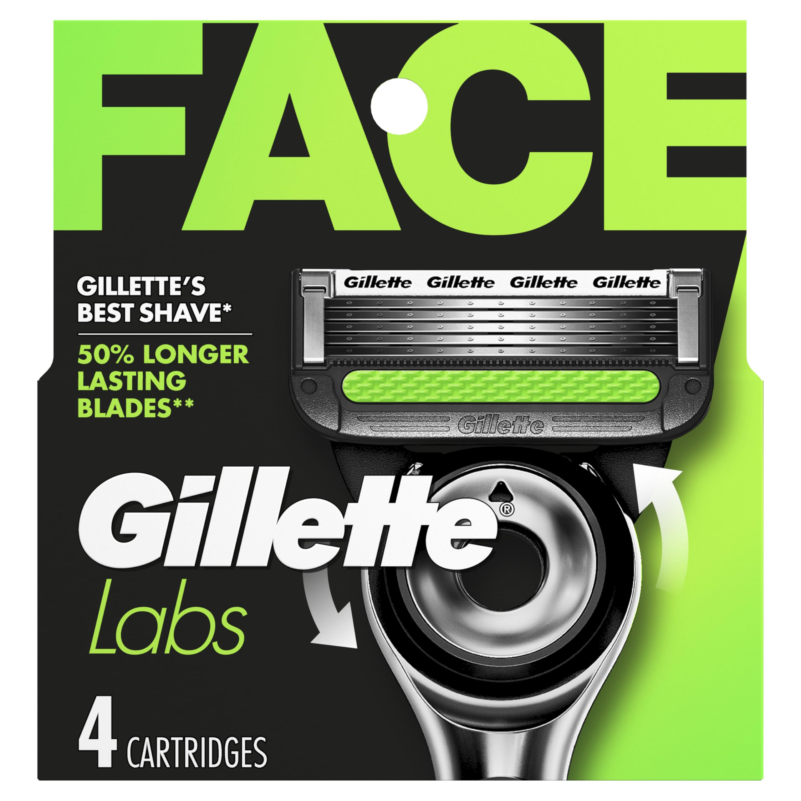 Gillette Labs Shaving Razor Blade Refills for Men, 12 Count