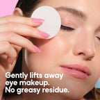 Almay Oil-Free Micellar Eye Makeup Remover Pads, 120 Count | Micellar eye makeup remover pads gently wipe away all traces of eye makeup without leaving behind any greasy residue.