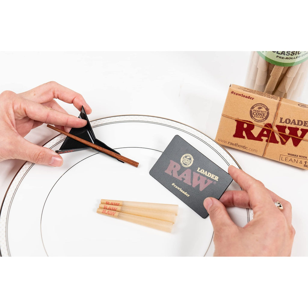 RAW Pre Rolled Cone Loader: 1,1/4 Size, King, & 98 Special, 5 Piece Kit