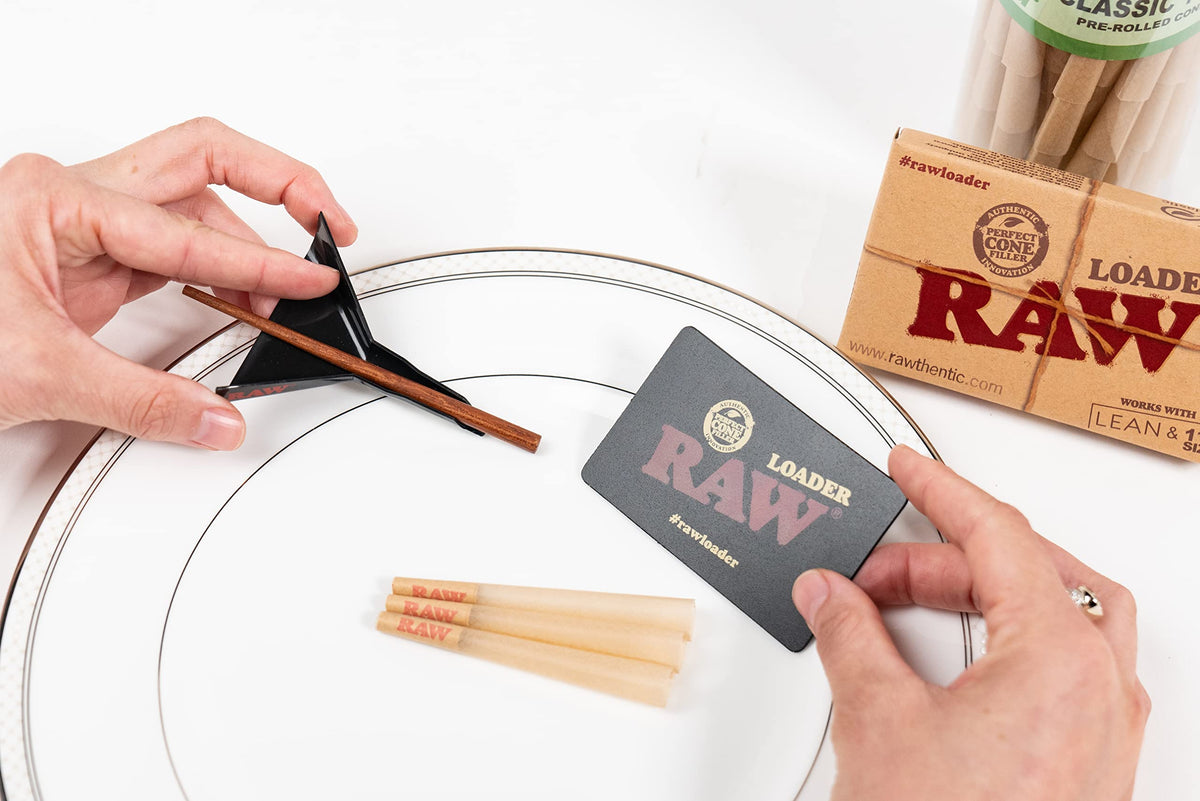 RAW Pre Rolled Cone Loader: 1,1/4 Size, King, & 98 Special, 5 Piece Kit