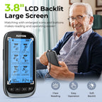 AUVON 3-in-1 TENS Unit Muscle Stimulator for Pain Relief, Large Screen