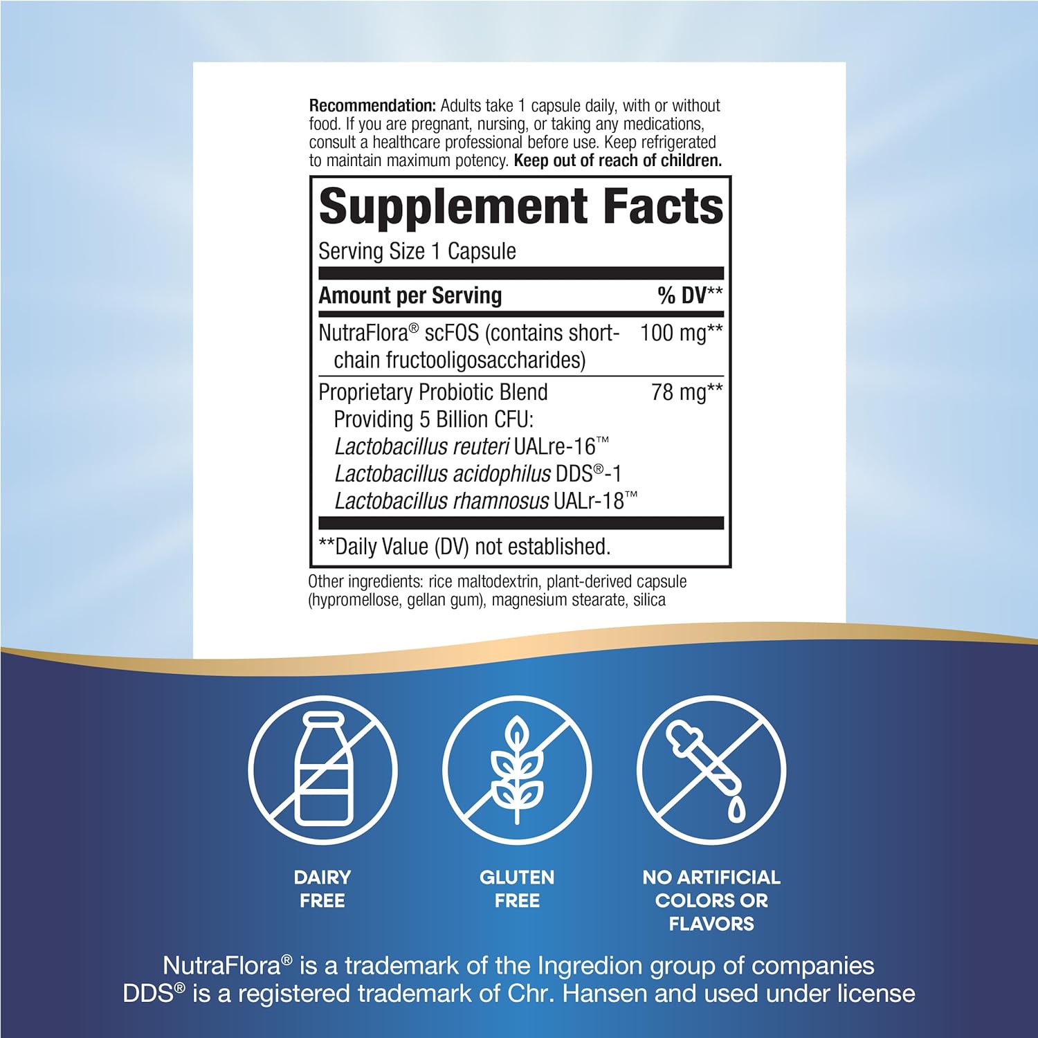 Buy now Nature's Way Primadophilus Reuteri Probiotic, Supports Digestive & Immune Health*, 5 Billion Live Cultures, 90 Capsules (Packaging May Vary) at indiglob india
