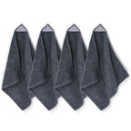 GoClimber 4 Pack Magnetic Microfiber Cleaning Cloth, Dry Erase Erasers Cleaner for Whiteboards, Blackboards, Chalkboards, Glassboards, Home, Office, School, Gray, 10'' x 9.25''