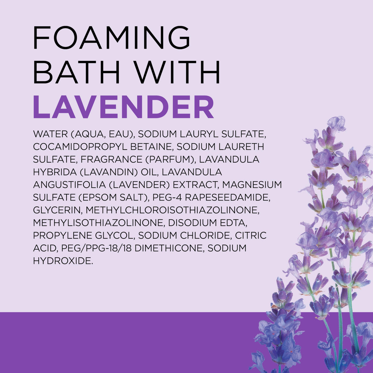 Dr Teal’s Foaming Bath with Pure Epsom Salt, Soothe & Sleep with Lavender, 34 Ounces (Packaging May Vary)