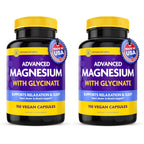 InnovixLabs Advanced 2-in-1 Magnesium Glycinate & Magnesium Malate 210mg Capsules, High Absorption Chelated Magnesium Supplement, Supports Relaxation Sleep Muscle & Bone Health, Vegan, 150-Day Supply