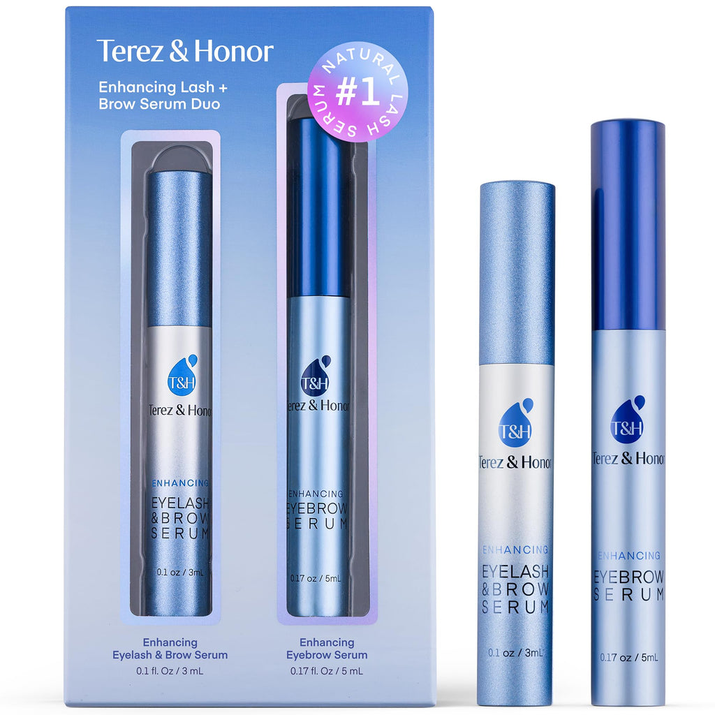 Advanced Eyelash Serum for Thicker, Longer Eyelashes and Eyebrows - Grow Luscious Lashes with Brow Enhancer (3mL)