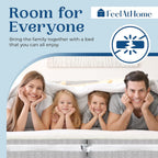 Buy now FeelAtHome Twin Bed Converter - Twin to King Mattress Joiner, 33ft Long Connecting Strap at indiglob india