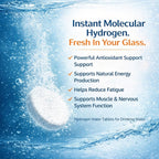 Hydrogen Water Tablets for Drinking Water, H2 Molecular Hydrogen Tablets