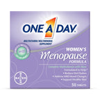 One A Day Women's Menopause Multivitamin, Menopause Support, 50 Count | Soy Isoflavones for hot flash support (3), Convenient daily tablet, For women 50+