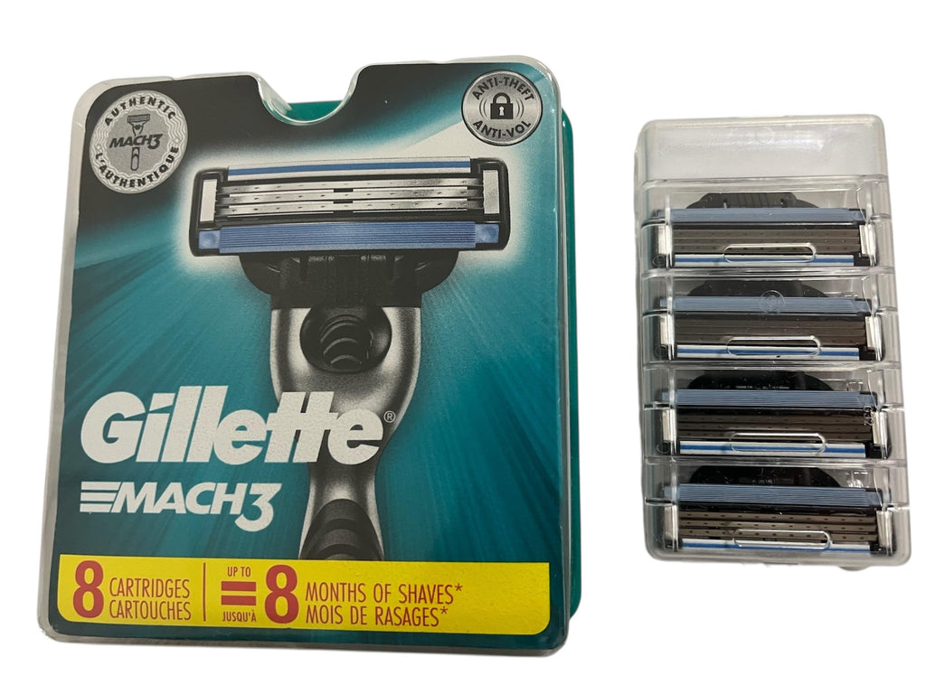 Buy now Gillette Mach 3-24 Count (3 x 8 Pack) at indiglob india