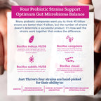 Just Thrive Probiotic & Antioxidant 100% Spore-Based Digestive Support | 30 capsules, 100% spore-based probiotic and antioxidant formula, Gluten free, Supports digestive and immune health