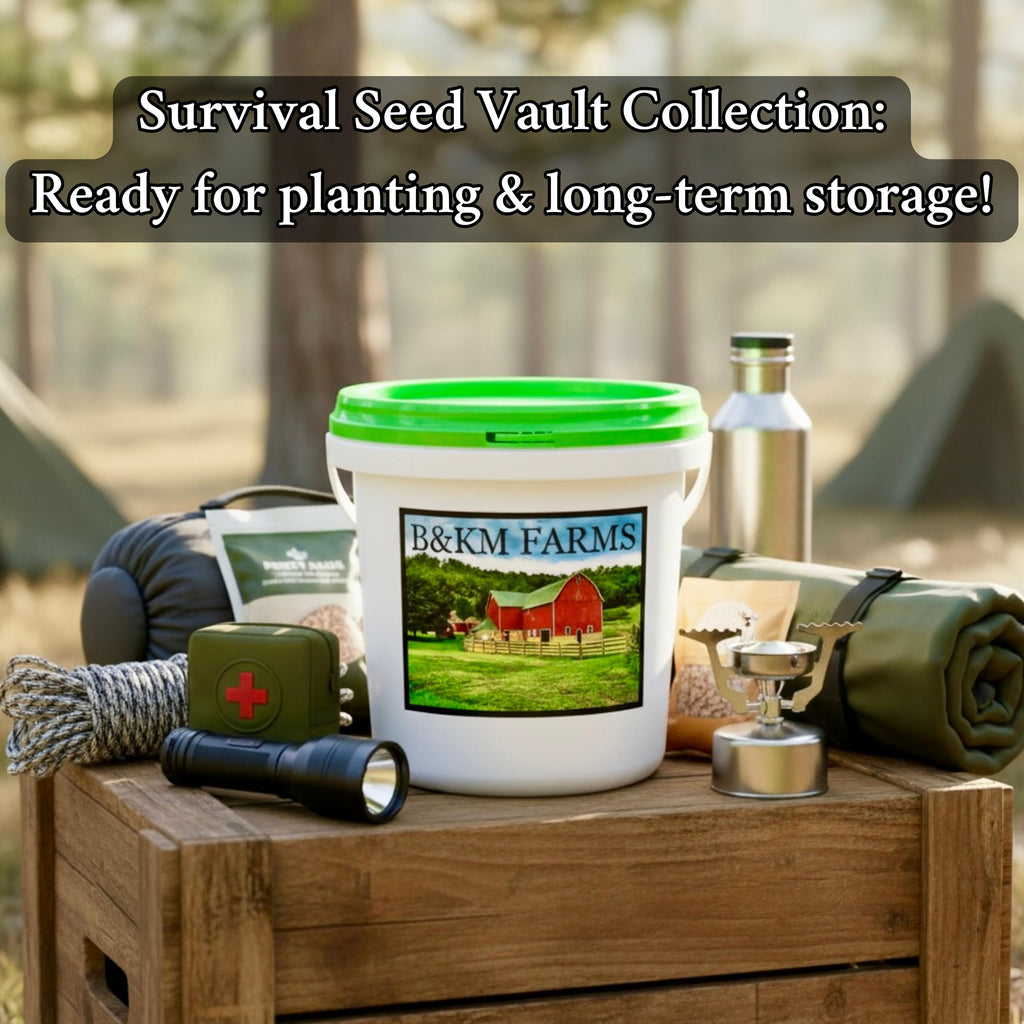 50,000+ Non-GMO Heirloom Seed Kit-50 Fruit & Vegetable Variety