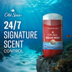Old Spice Aluminum Free Deodorant for Men, 24/7 Odor Protection, 24/7 Freshness & Lasting Scent, Aqua Reef with Cypress Scent, 3.0 oz (Pack of 2)