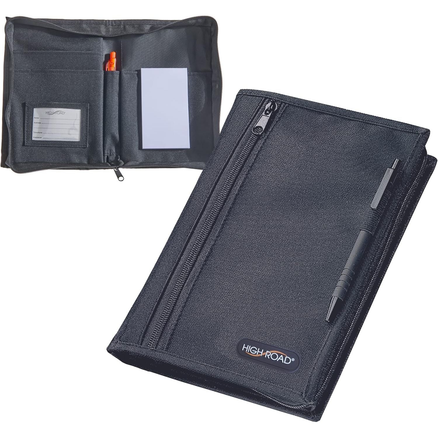 Buy now High Road Car Glove Box Organizer, Registration and Insurance Document Holder and Car Manual Holder with Flexible Secure Zippered Case and Note Pad Default at indiglob india
