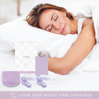 Night Guard for Women, TMJ Mouth Guard for Grinding Teeth at Night & Jaw Clenching - Moldable Dental Night Guard for Teeth Grinding Mouth Guard for Sleep, 4 x Nightguard 2 x Sizes