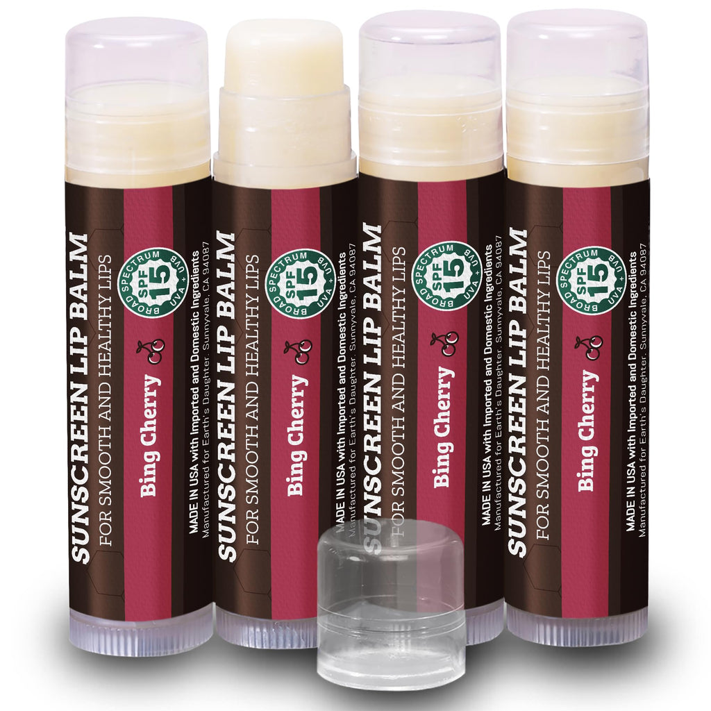 Buy now Earth's Daughter USDA Organic Lip Balm 6-Pack - Fruit Flavors, Beeswax, Coconut Oil, Vitamin E - Best Lip Repair Chapstick for Dry Cracked Lips - Moisturizing Lip Care at indiglob india