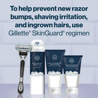 Gillette SkinGuard Razors, 1 Gillette Razor, 4 Razor Blade Refills, Designed for Men with Skin Irritation, Razor Bumps, and Sensitive Skin