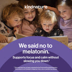 kindnature L-Theanine 200mg Gummies for Kids 4+ & Adults – Pure Single-Ingredient Calm & Focus Chewables – Clinical Dose, Non-Drowsy Relaxation – Vegan, Mixed Berry – 60 Ct