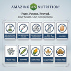 Amazing Formulas Calcium Magnesium Zinc + Vitamin D3 Supplement | 500 Tablets | Non-GMO | Gluten-Free | Made in USA
