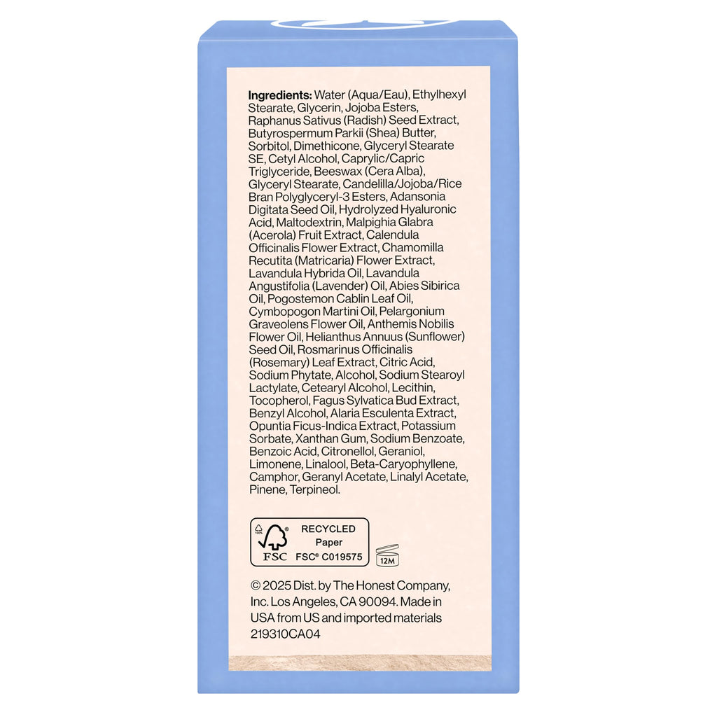 Buy now Honest Beauty Deep Hydration Face Cream for Dry Skin, Hydrates and Supports Natural Moisture Barrier, Hypoallergenic, Gentle Sensitive, 1.7 fl oz at indiglob india