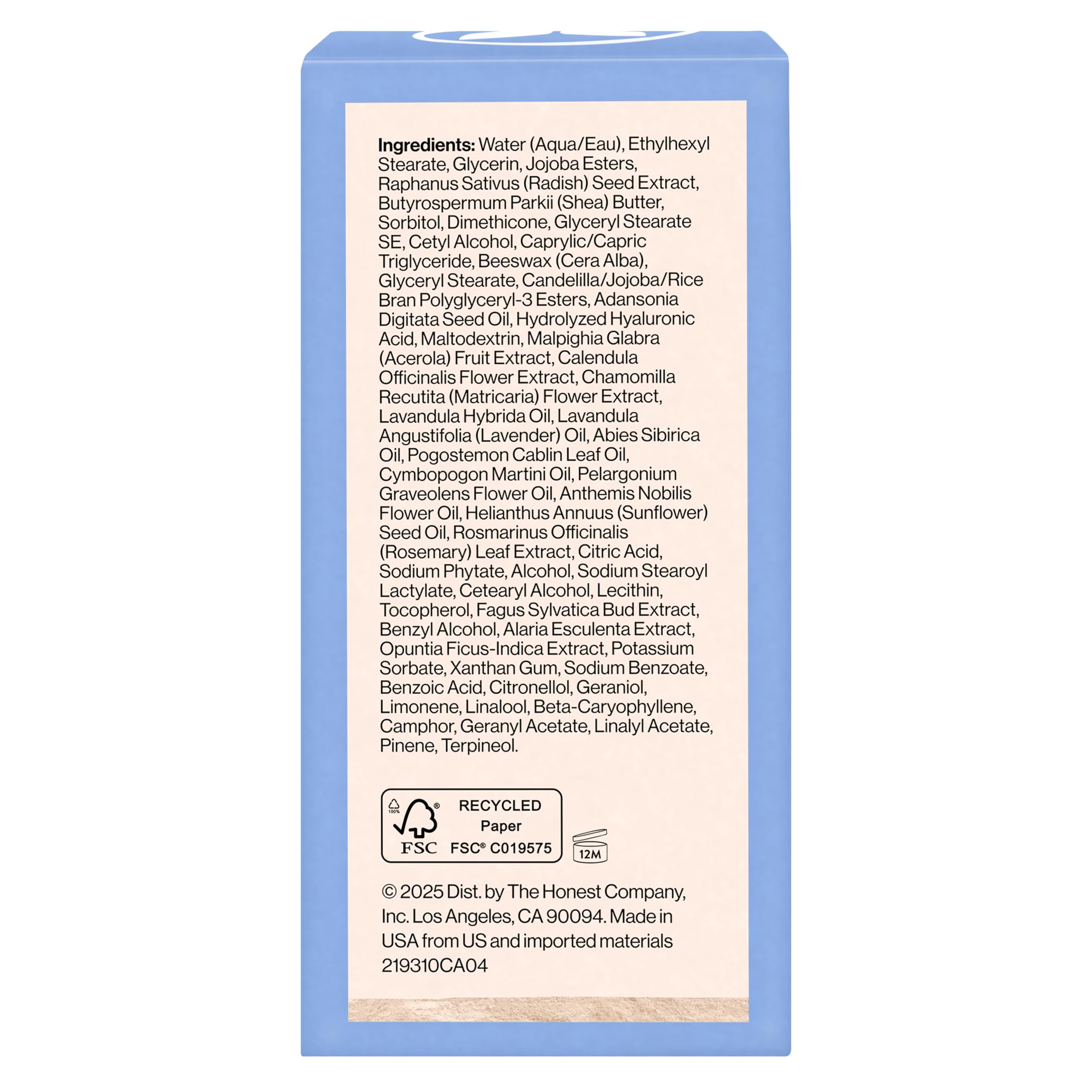 Buy now Honest Beauty Deep Hydration Face Cream for Dry Skin, Hydrates and Supports Natural Moisture Barrier, Hypoallergenic, Gentle Sensitive, 1.7 fl oz at indiglob india