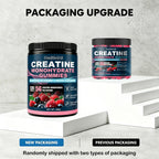 Health4All Creatine Monohydrate Gummies 5g for Men & Women, Creatine Gummy for Strength Energy & Muscle Growth Support Pre-Workout Supplement - Raspberry & Blueberry 120 Gummy