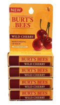 Buy now Burt's Bees Wild Cherry Moisturizing Lip Balm 0.15 oz 4 Pack at indiglob india