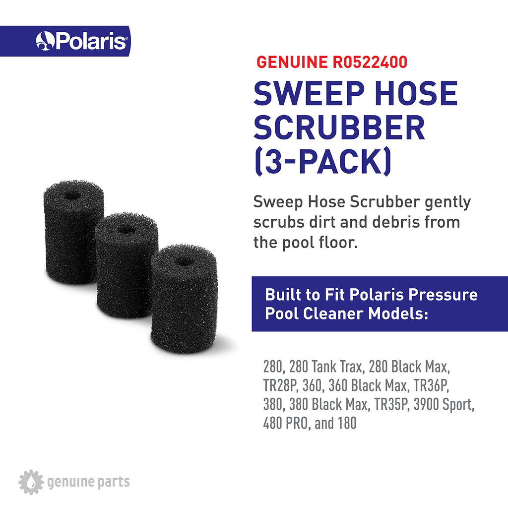Polaris Genuine Parts R0522400 Sweep Hose Scrubber Replacement